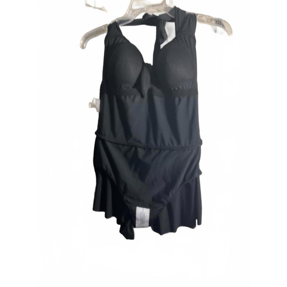 Trimsaver Women's Black Summer Swimsuit  Size 12 NWT - Picture 8 of 12